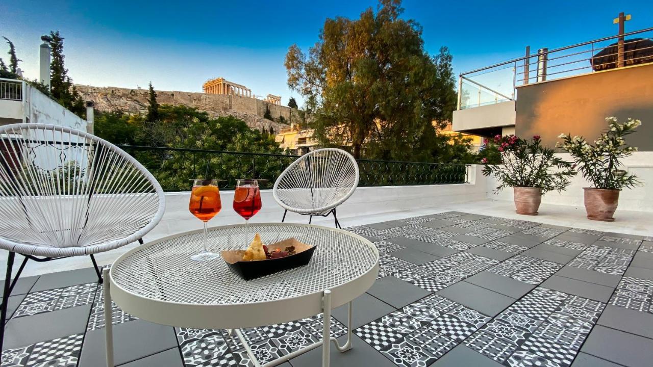 Acropolis Slow Living Apt Under The Parthenon Athena Bagian luar foto