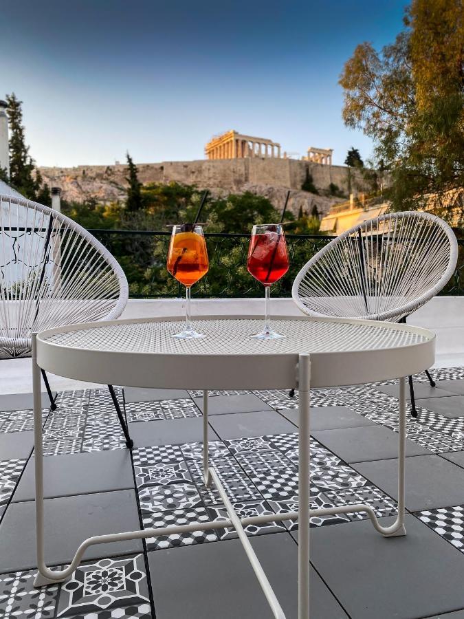 Acropolis Slow Living Apt Under The Parthenon Athena Bagian luar foto