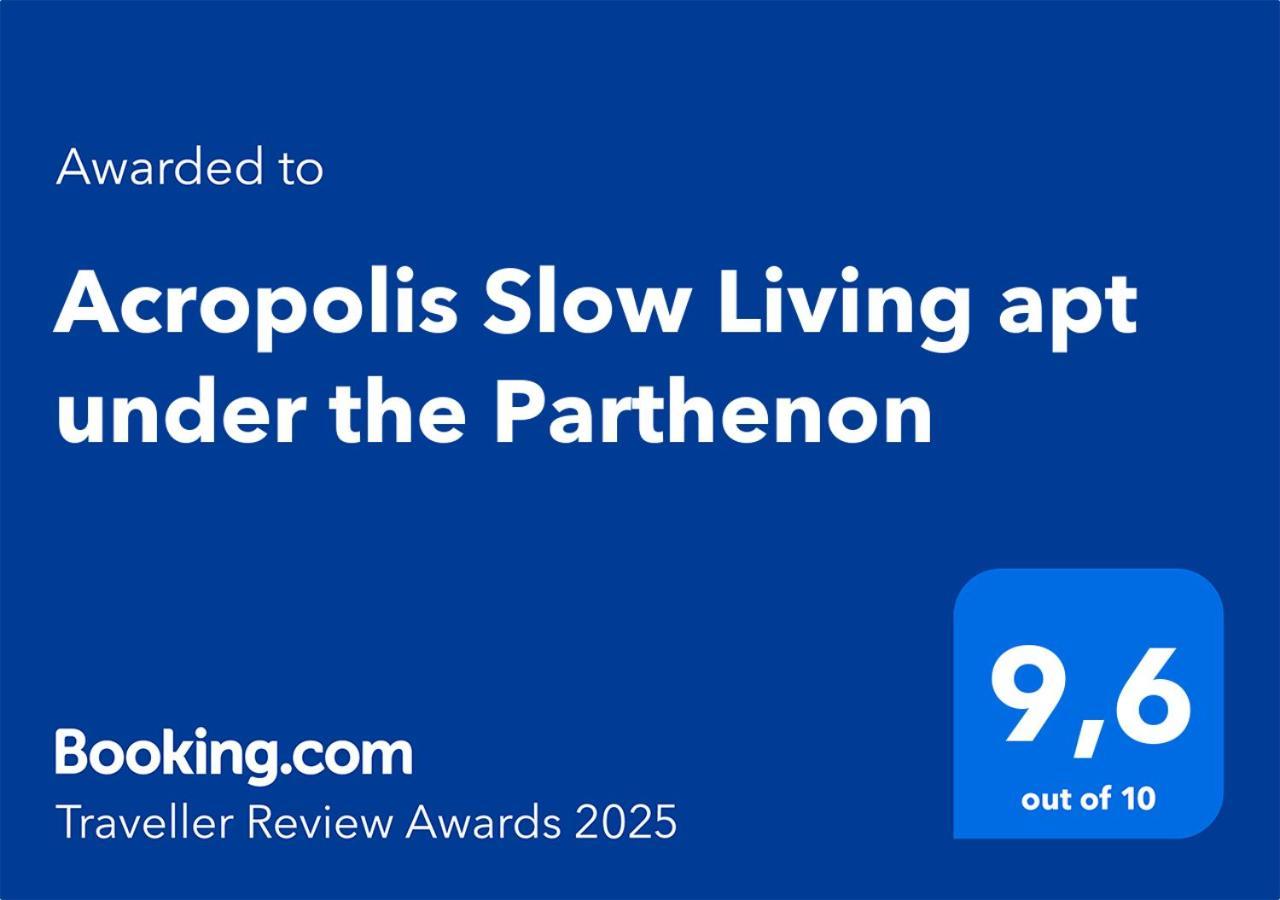 Acropolis Slow Living Apt Under The Parthenon Athena Bagian luar foto